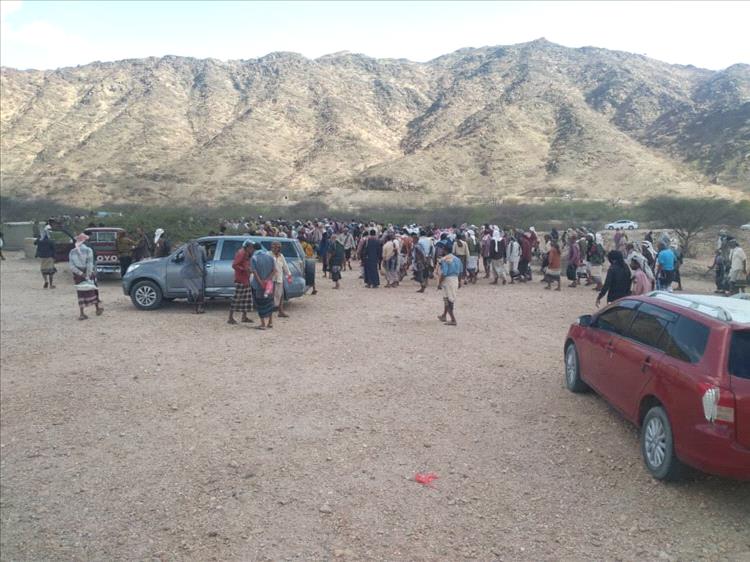 تشييع جثمان الفقيد المناضل العميد عوض سبولة  بمديرية المحفد