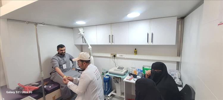 وزارة الصحة تقدم خدماتها في منفذ الوديعة لحجاج بيت الله الحرام