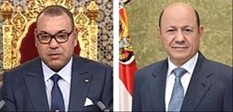 رئيس مجلس القيادة يتلقى برقية تهنئة من ملك المغرب بمناسبة العيد الوطني
