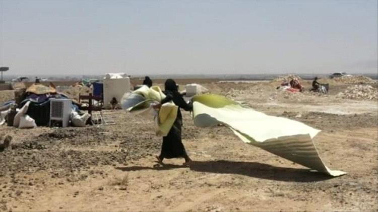 نزوح 47 أسرة خلال أسبوع إلى 3 محافظات