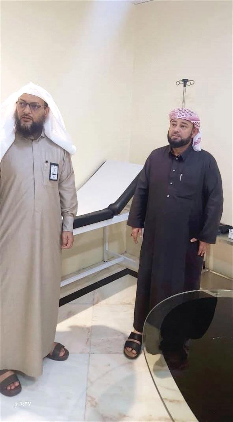 نائب رئيس لجنة مكتب شؤون حجاج اليمن بالمدينة المنورة يتفقد المقرات الطبية المخصصة لخدمة الحجاج