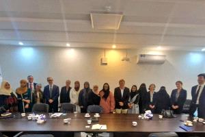 رئيسة اللجنة الوطنية للمرأة تبحث مع سفراء الاتحاد الأوروبي تعزيز الشراكة ودعم البرامج الاقتصادية والإنسانية للمرأة