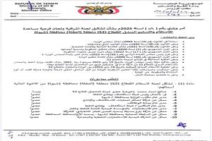 وزارة النفط تُشكل لجنة لاستلام قطاع العقلة النفطي في شبوة