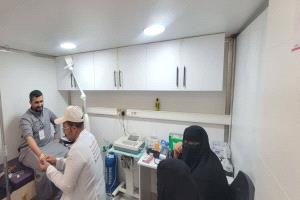 وزارة الصحة تقدم خدماتها للحجاج في منفذ الوديعة