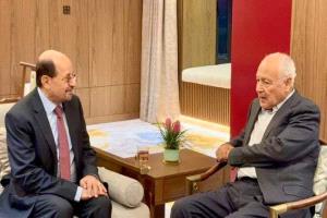 وزير الخارجية يتلقى برقية تهنئة من الأمين العام للجامعة العربية أحمد أبو الغيط بمناسبة العيد الوطني 22 مايو