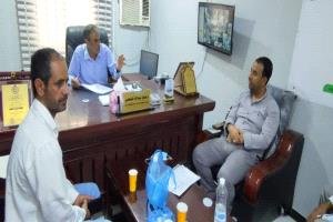 المحافظ بن الوزير يوجه بتقديم الرعاية الطبية للطفلة "عبير الزبيدي" والامين العام يطلع على حالتها الصحية.