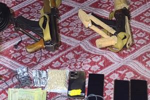 أمن المهرة يضبط عصابة تهريب بعد اشتباك مسلح ويصادر كميات من المخدرات والأسلحة