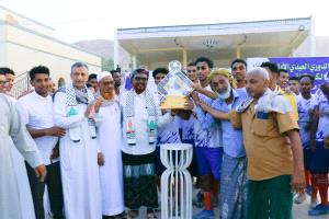 نهائي بطولة درع التجمع اليمني للإصلاح يختتم بفوز أهلي العيدروس على تضامن الشيشان