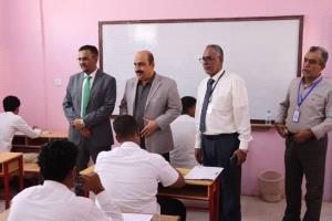 الأمين العام لمحلي حضرموت يدشن امتحانات شهادة إنهاء المرحلة الثانوية العامة للعام الدراسي 2024 – 2025م