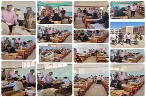 مدير عام مديرية قعطبة الشاعري يدشن بدء امتحانات الثانوية العامة