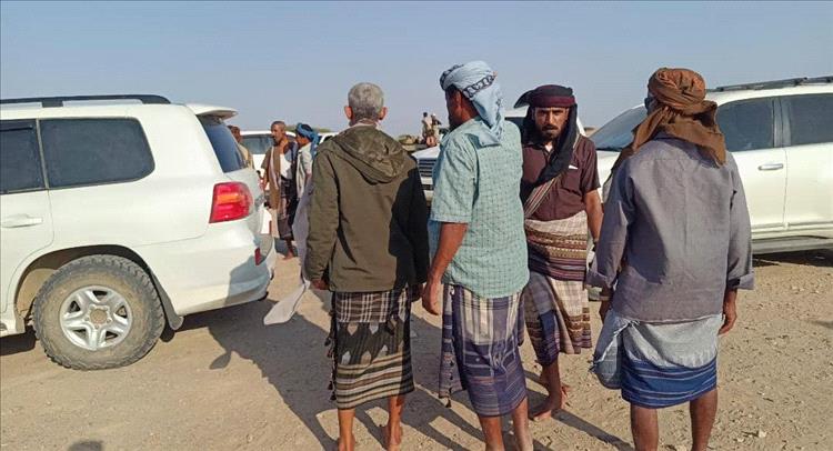 الفريق الركن محمود الصبيحي يرعى صلحا قبليا بين قبيلة العطيرة وقيادة الحملة الأمنية بالصبيحة