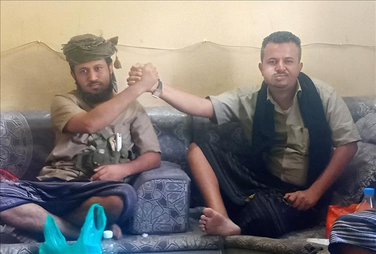 عملية تسليم واستلام ودية لقيادة الحزام الأمني- قطاع زنجبار