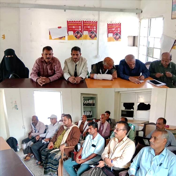 مكتب الصحة بأبين يعقد اجتماع تحضيري لتنفيذ الحملة الرابعة للنشاط الإيصالي التكاملي