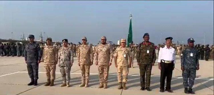 الفريق الركن بحري عبدالله سالم النخعي يشارك في اختتام فعاليات التمرين البحري المختلط "الموج الأحمر 8"