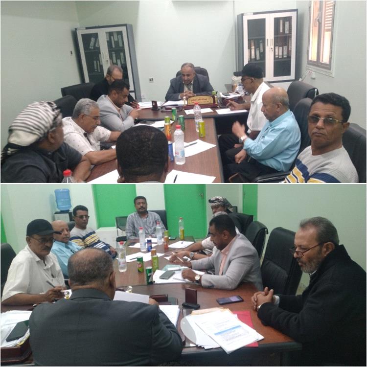 عقد اجتماع مجلس الهيئة الإدارية الإستشارية لهيئة مستشفى الرازي العام م/أبين