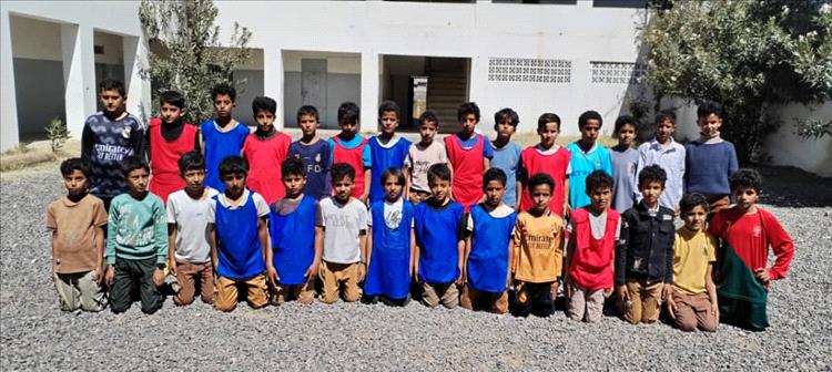 انطلاق دوري الأشبال بمدرسة الفاروق في يافع