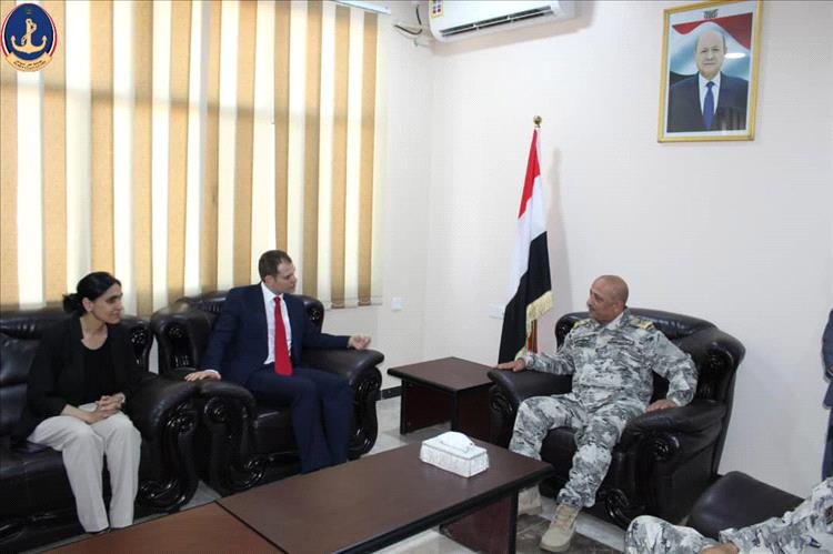 مصلحة خفر السواحل تستقبل وفداً بريطانياً رفيع المستوى