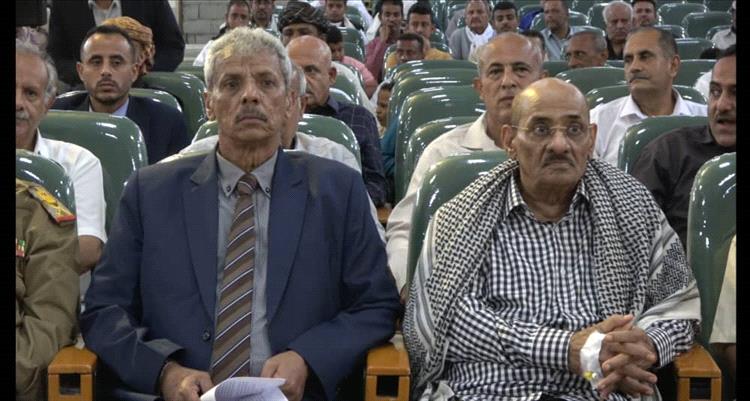 السلطة المحلية بلحج تنظم حفلاً تأبينياً للدكتور الراحل وائل مصطفى شكري