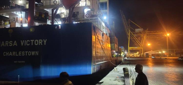 رسو الباخرة الثانية لشركة مرسى أوشن في رصيف المعلا… والشركة الملاحية تشيد بالأداء القياسي لمحطة الحاويات