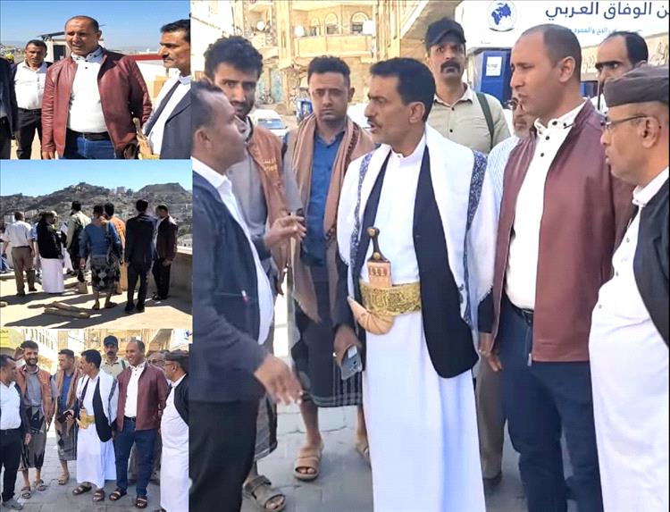 المشمر والأغبري يسلمان موقع مشروع شبكة المياه في الروضة بطول 635 مترًا وبتكلفة 115.469 دولارًا