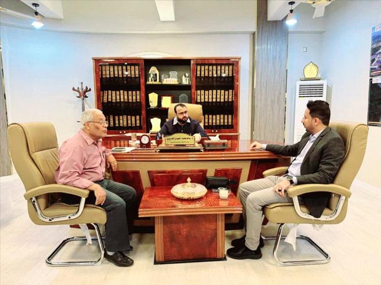 وزير الأشغال يناقش مع رئيس هيئة الأراضي آلية إعداد مخططات الاسكان