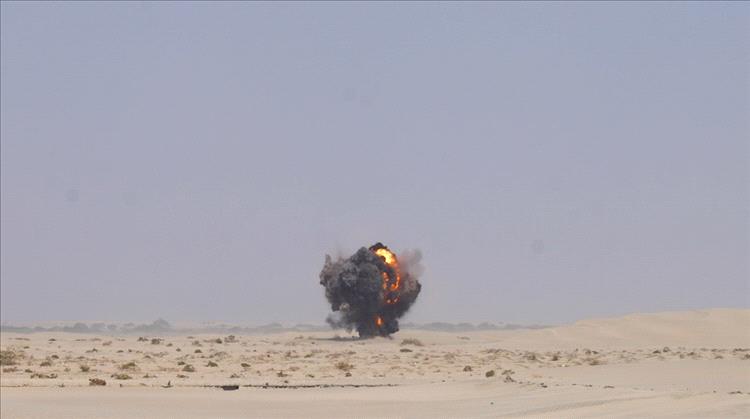 أبين: "مشروع مسام" يتلف 7 آلاف لغم وقنبلة ومخلفات حربية بمديرية زنجبار