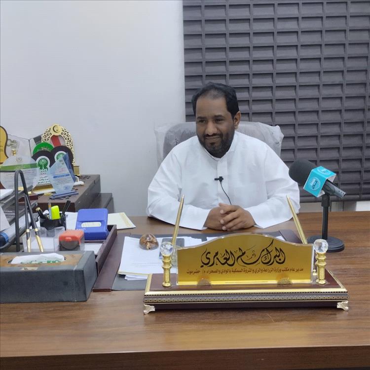 مدير زراعة حضرموت : وادي حضرموت يستحق الاهتمام كونه "سلة الغذاء" ويحتاج لمشاريع أكثر