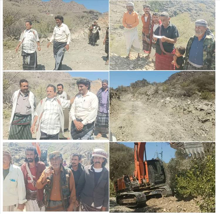 القُـحيم يتفقد طريق حظه صيعم سبَّاح