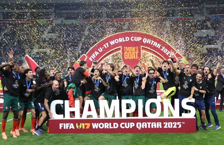 البرتغال تتوج بكأس العالم تحت 17 عاما لأول مرة في تأريخها بفوزها على النمسا