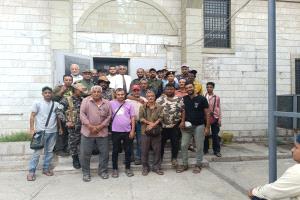 المؤسسة العامة للاتصالات بعدن تكرم ضباط الأمن الحماية لمرافقها