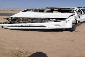 حادث مروري للقائد محمد عبدالله حسن أثناء عودته من الضالع إلى عدن