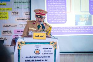 العقيد محمد الداعري ينال درجة الماجستير في العلوم العسكرية من الأكاديمية العسكرية العليا