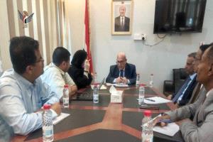 وزير الادارة المحلية يبحث مع منظمة اليونيسيف برامج تنمية السلطات المحلية