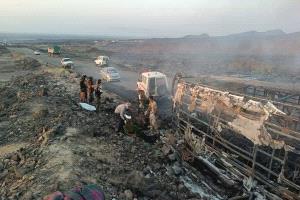 ناجٍ من حادث باص العرقوب يروي تفاصيل الرحلة من الرياض حتى لحظة الكارثة