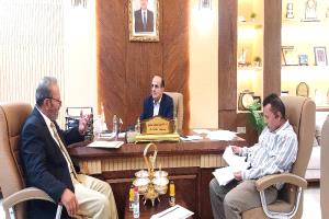 وزير الصحة يطلع على الأوضاع الصحية بمحافظة أبين من الدكتور محمد حسين القادري