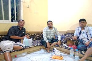 فريق المبادرة الوطنية للمحبة والسلام يلتقي مدير أمن أبين أبو مشعل الكازمي