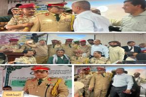 رئيس ومنتسبي اتحاد الجمعيات والمؤسسات يهنئون اللواء السقطري حصوله على ماجستير العلوم العسكرية