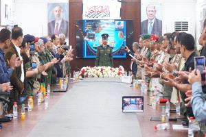 الباحث العقيد صالح باسمير ينال درجة الماجستير من الأكاديمية العسكرية العليا كلية القيادة والأركان بعدن