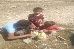 أهالي قرية اللصبة بمركز المجزاع يناشدون مجموعة هائل سعيد الخيرية لأستكمال مشروع مياه متعثر