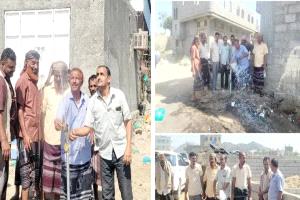 لحج..انجاز مشروع مياه يخدم الألآف في طور الباحة