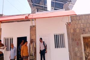 مدير عام ردفان يتفقد مشروع العيادة البيطرية