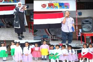 طالبات مدرسة الحمزة بتعز ينفذن إذاعة توعوية عن الكوليرا لتعزيز الوعي الصحي