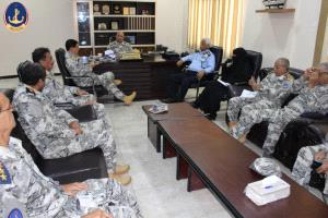 رئيس مصلحة خفر السواحل يؤكد على الانضباط والجاهزية ويحيّي صمود منتسبي المصلحة