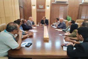 وزير الصحة يبحث مع ممثل اليونيسف مجالات التعاون والتحضيرات لقمة المانحين والوضع التغذوي في البلاد