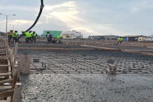 إنجاز بنسبة 80%.. شركة الخضيري تقترب من استكمال مشروع الطريق الخرساني الداخلي لمنشأة البريقة