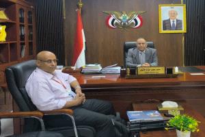 عدن الغد تلتقي وزير الصناعة والتجارة لبحث ترتيبات الملتقى السوري اليمني