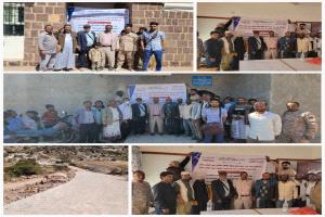 بتوجيه من محافظ الضالع: المدير الشاعري يدشن مشروعين صحيين في قريتي الجرب وحليف بمريس بتمويل منظمة زوا الهولندية