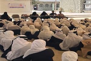 استمرار حملة التوعية بمخاطر الابتزاز الإلكتروني في مديرية الغيضة