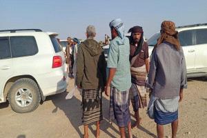 الفريق الركن محمود الصبيحي يرعى صلحا قبليا بين قبيلة العطيرة وقيادة الحملة الأمنية بالصبيحة