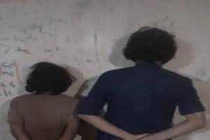 أمن لودر يقبض على شخصين قاما بتفجير قنبلة في المدينة